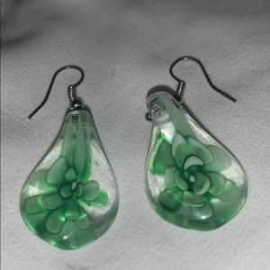 Beautiful glass earrings! 😍